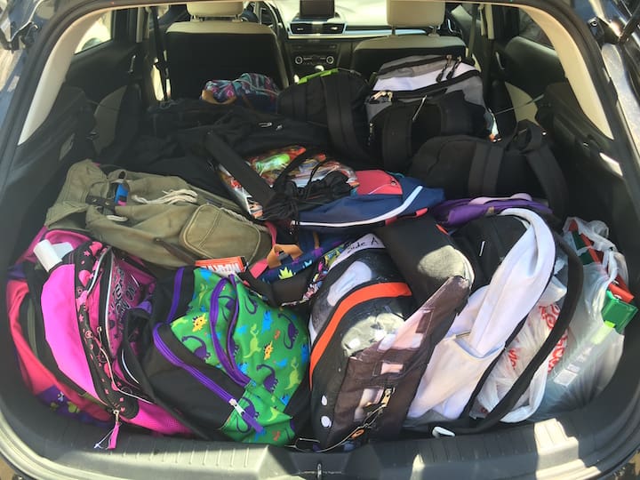 Supplies donated for the Denver Public Schools Foundation