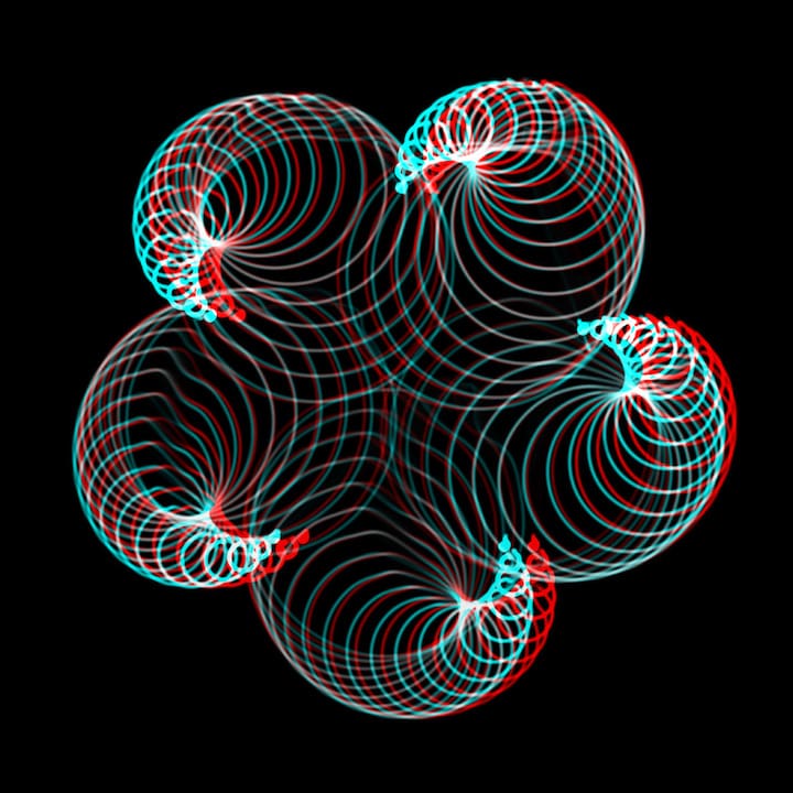 Jerobeam Fenderson - Anaglyph 3D Circles